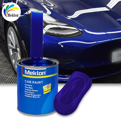 2K Acrílico Basecoat Alto Brilho Com Auto Supply Car Paint Brilhante Azul Pérola Car Refinish Paint