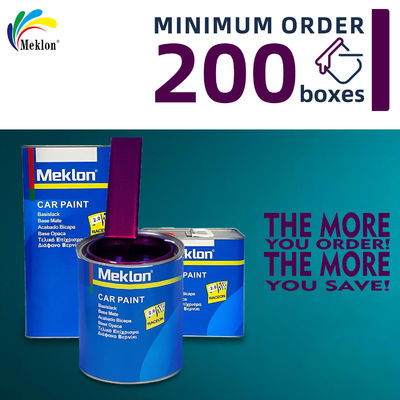 Meklon 1K Refinish Auto Paint Top Coat Acrílico Solid Colors Pintura Automóvel