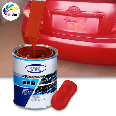 217 Revestimento vermelho Auto Refinish 1K prata poliuretano metálico pintura automotiva