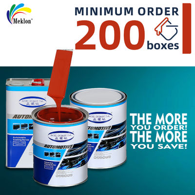 217 Revestimento vermelho Auto Refinish 1K prata poliuretano metálico pintura automotiva