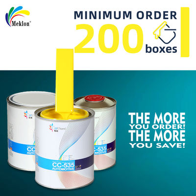 Máquina de Tintura de Pintura de Corpo de Carro 1K Amarelo Basecoat Cores de Pérola Cristal Revestimento de Spray Automotive