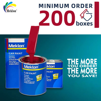 Alto Sólido Alto Brilho Acrílico 1K Vermelho Car Refinish Paint Automotive Clear Varnish Coating Clearcoat para carros