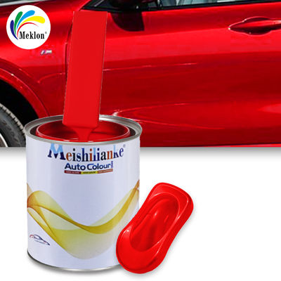 Pintura de carro Auto Refinish1k Vermelho Basecoat efeito espelho de alto brilho Automotive Refinish Paint
