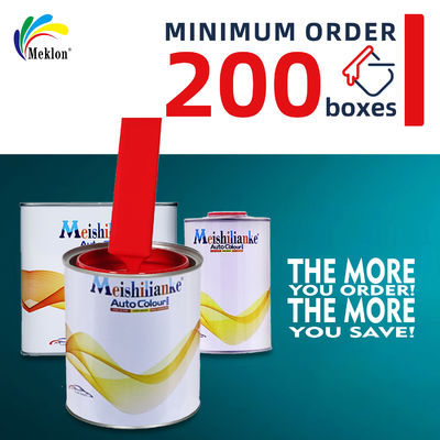 Pintura de carro Auto Refinish1k Vermelho Basecoat efeito espelho de alto brilho Automotive Refinish Paint