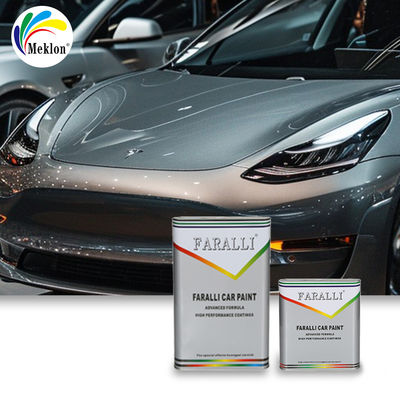 Alto brilho líquido branco pérola refinar pintura de automóveis roxo metálico pintura de automóveis 2K Solid Color Coating Basecoat pintura de automóveis