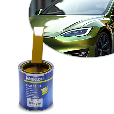 1K Alta Performance Olive Green Car Paint Resina Liquid Coating para Spray Acrylic Paint com aparência de pó
