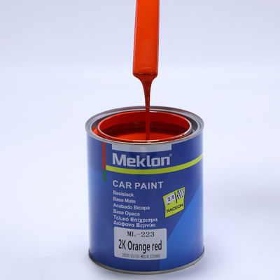 Boa nivelação 2K Laranja Vermelha Metallica Pintura Automotiva Acrílica Liquid Coating Spray