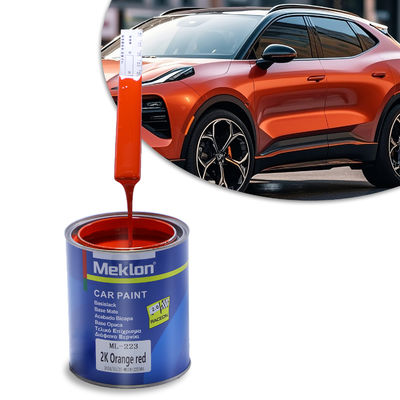 Boa nivelação 2K Laranja Vermelha Metallica Pintura Automotiva Acrílica Liquid Coating Spray