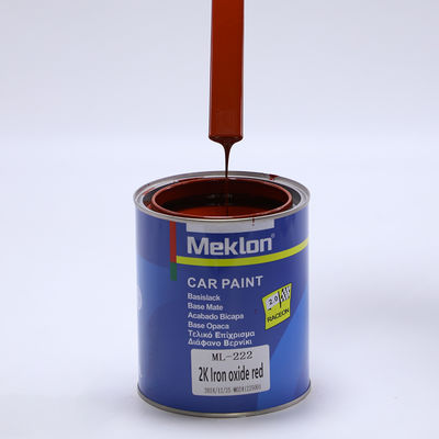 Top Venda 2K óxido de ferro Vermelho Auto Paint Acrílico Liquid Coating para Spray Automotive Refinish Paint