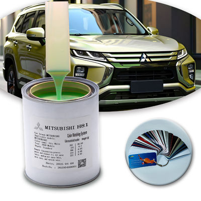 Tecnologia de acrílico 1K Refinar pintura de carro para altas temperaturas e ambientes secos com efeito de ouro de champanhe