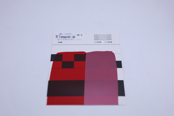 Tinta vermelha transparente ultra-durável e resistente a arranhões, proteção UV e custo-benefício para acabamento e personalização automotiva