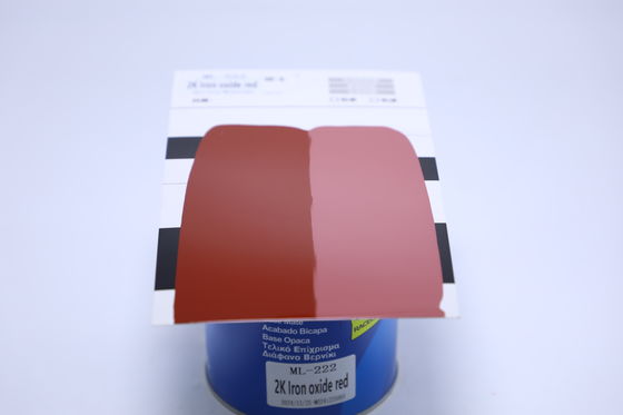 Tinta de carro vermelha de ferro resistente ao desgaste e à corrosão