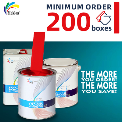 Fabrica de pintura de carro de secagem rápida vermelha de vendas diretas e alta qualidade