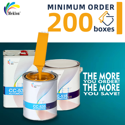 Tinta Automotiva Acrílica de Secagem Rápida de Alto Desempenho Amarelo Sol Resistente a UV