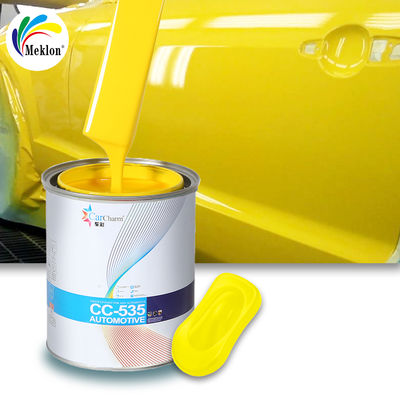 Amarelo limão, ecológico e durável, combinado com tinta original de carro