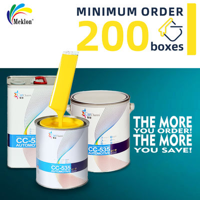 Amarelo limão, ecológico e durável, combinado com tinta original de carro