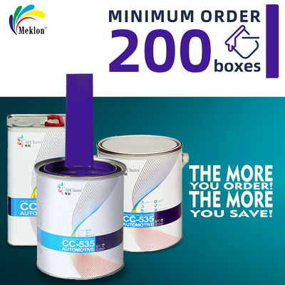 Pintura de automóveis de alto desempenho roxa avançada resistente aos UV 1k