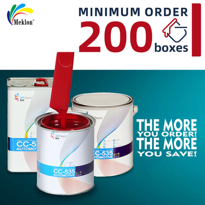 Tinta acrílica automotiva profissional de alto desempenho, secagem rápida, vermelho puro clássico, com excelente resistência ao desgaste e a riscos, força industrial e durabilidade