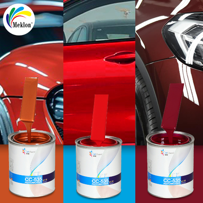 Tinta acrílica automotiva profissional de alto desempenho, secagem rápida, vermelho puro clássico, com excelente resistência ao desgaste e a riscos, força industrial e durabilidade