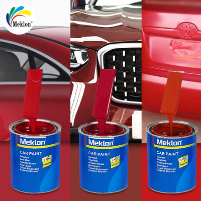 Tinta de Reparação Automotiva Vermelho Brilhante Resistente a UV de Alto Desempenho