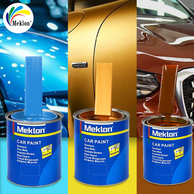 1k2k Alta Venda Pintura de Reparação de Carros Amigável ao Meio Ambiente Metal Ouro Pintura de Carros