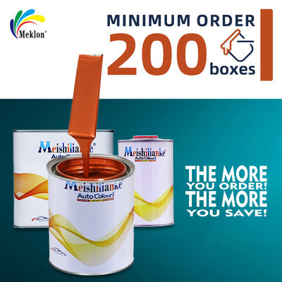 Tinta para reparação de automóveis laranja vermelha resistente às intempéries e aos raios UV