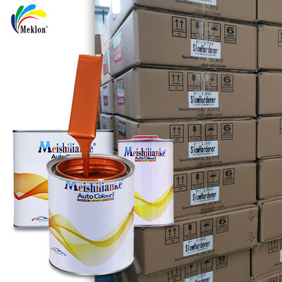 Tinta para reparação de automóveis laranja vermelha resistente às intempéries e aos raios UV