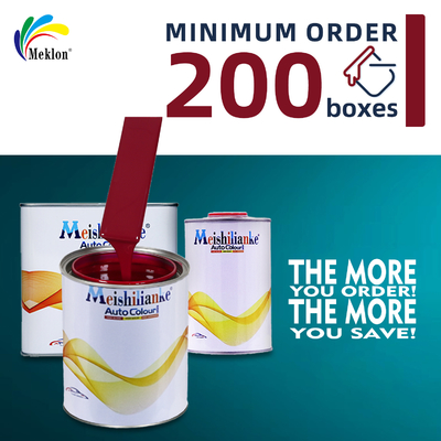 Tinta de Reparação Automotiva Vermelho Vinho Resistente às Intempéries e de Alta Temperatura, com Custo-Benefício