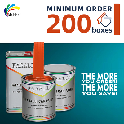 1K2K Eficiente e Rápido Seco de tinta de spray de carro laranja