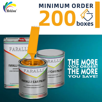 Alto desempenho Resistente a intempéries Produtor de baixo custo Vendas diretas Tinta amarela de carro