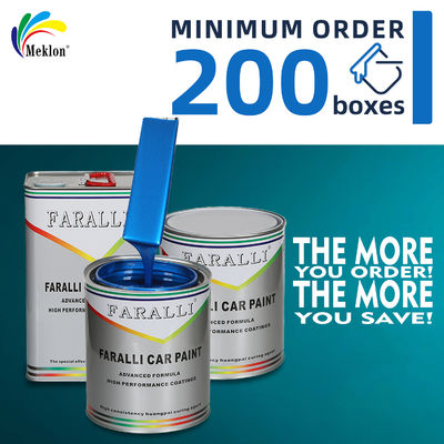 Pintura de reparação de automóveis azul brilhante resistente ao desgaste e UV