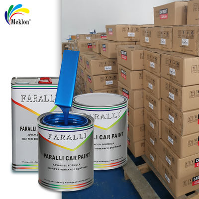 Pintura de reparação de automóveis azul brilhante resistente ao desgaste e UV