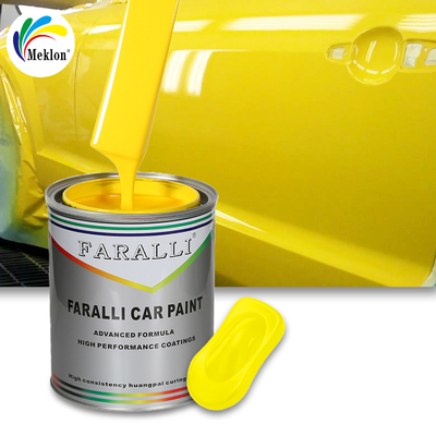 1K2K Alta brilho Baixo COV Amigável ao ambiente Limão amarelo tinta de spray de carro