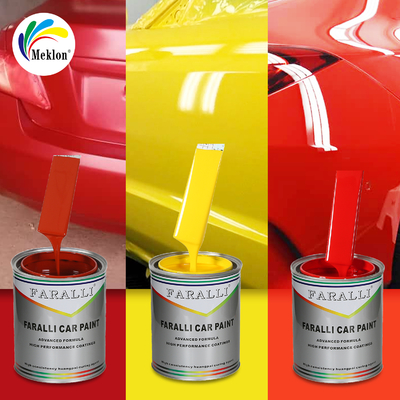 1K2K Alta brilho Baixo COV Amigável ao ambiente Limão amarelo tinta de spray de carro