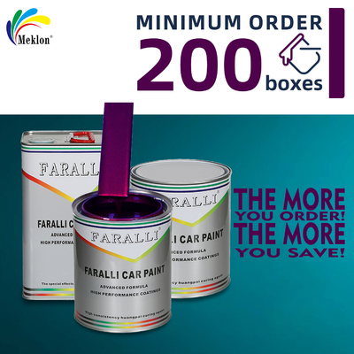1K2K Auto-nivelação Espartilho de tinta de spray de carro roxo espumante pintura de reparo correspondente à cor original da fábrica