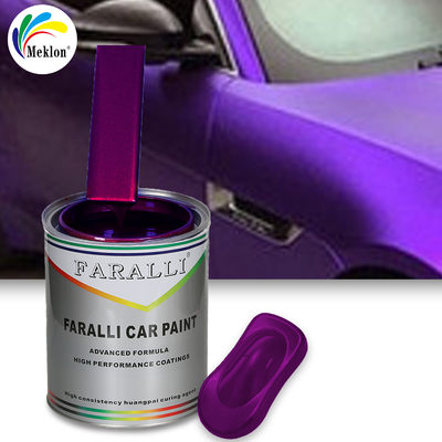 1K2K Auto-nivelação Espartilho de tinta de spray de carro roxo espumante pintura de reparo correspondente à cor original da fábrica