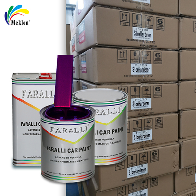 1K2K Auto-nivelação Espartilho de tinta de spray de carro roxo espumante pintura de reparo correspondente à cor original da fábrica