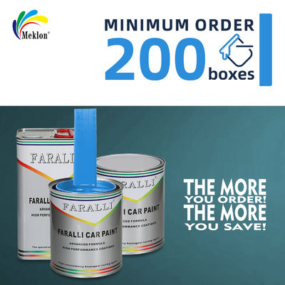 Tinta de reparação de automóveis acrílica azul céu de alta eficiência e secagem rápida