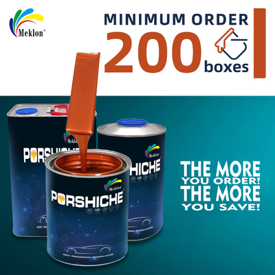 Pintura de automóveis de cor laranja de metal resistente ao desgaste e resistente ao desgaste