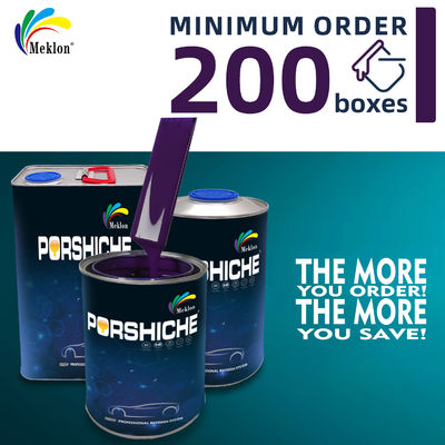 Pintura de pulverização de automóveis acrílica preto-púrpura com propriedades anticorrosivas de alto desempenho e de longa duração