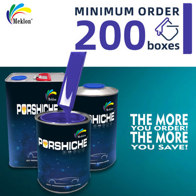 1K2K Cor de fábrica de alta qualidade compatível resistente ao desgaste e resistente a arranhões Tinta de carro azul roxo