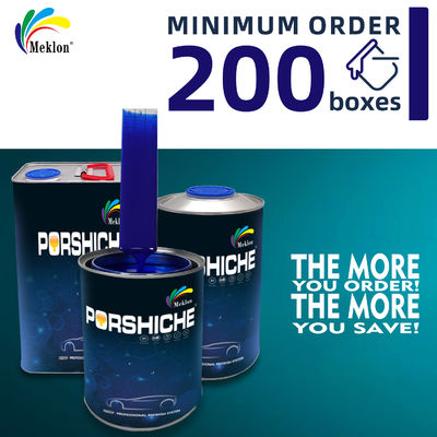 Tinta de automóvel azul brilhante sem arranhões acabamento brilhante 2:1 Mix Ratio