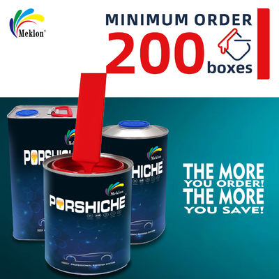 Pintura vermelha para carros com baixo teor de COV resistente a arranhões