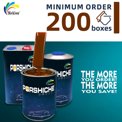 Pintura para automóveis castanha-metálica com baixo teor de COV - resistente a arranhões e desbotes