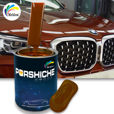 Pintura para automóveis castanha-metálica com baixo teor de COV - resistente a arranhões e desbotes
