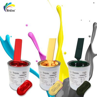 Pintura para automóveis vermelha-profunda resistente aos raios UV com baixo COV