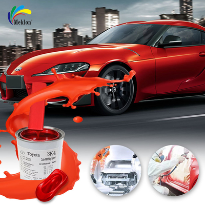 Pintura para automóveis vermelha-profunda resistente aos raios UV com baixo COV