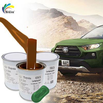 Pintura de pulverização de automóveis com brilho alto e verde-perla profundo para acabamento de automóveis