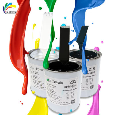 Pintura de reparação de 1K preta de alto brilho para superfícies metálicas