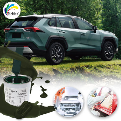 Tinta automotiva perolizada verde escura de secagem rápida para Nissan Honda